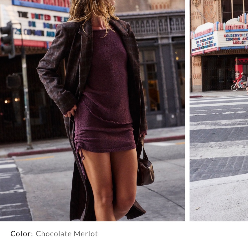 Free people Hailey tweed duster